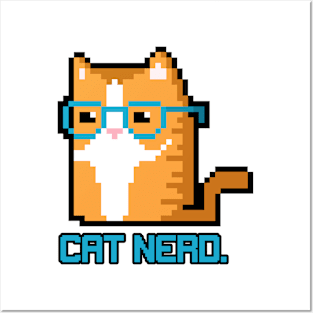 Purrfect Cat Nerd Posters and Art